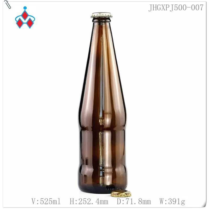 Glass Beer Bottles With Crown Cap