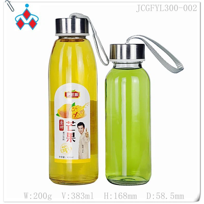 유리 과일 주스 병