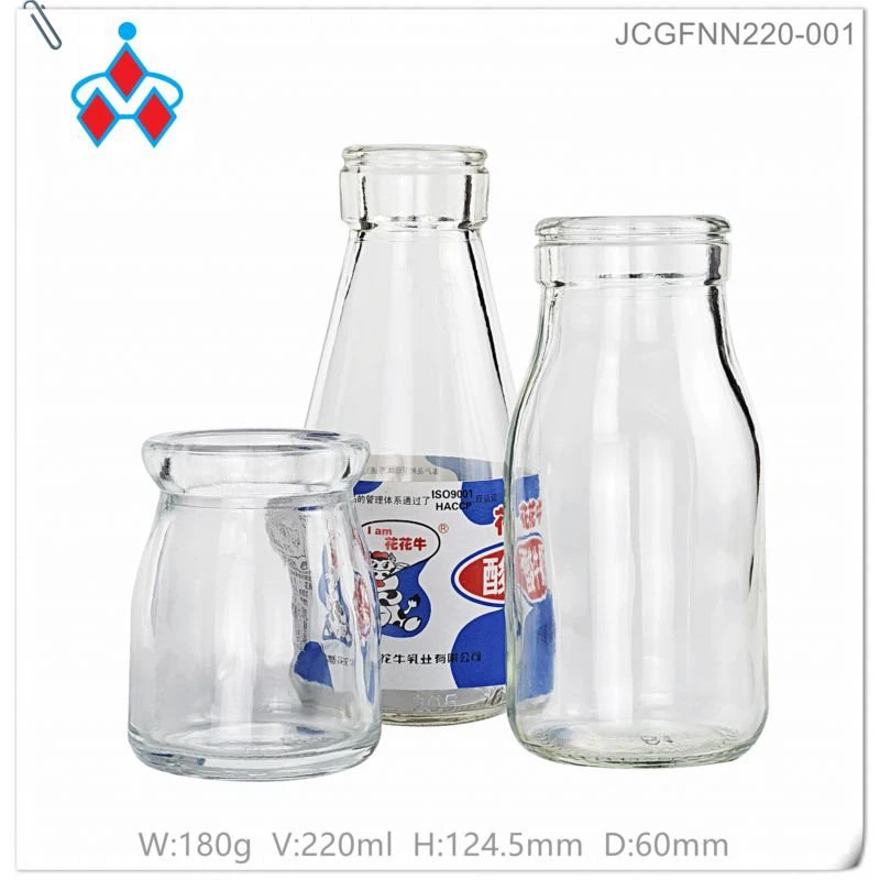 Milk Glass Bottle 220ml